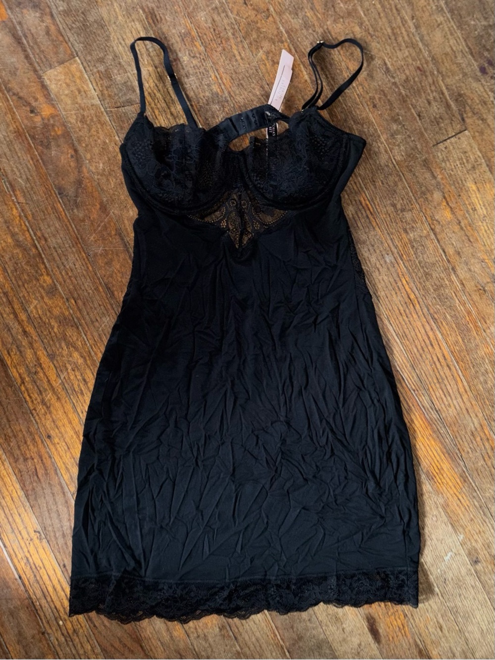 Victoria's Secret Black Lace Slip